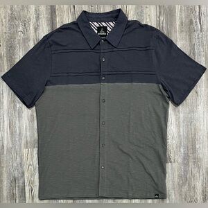 New Prana Keylyn Button Down Gravel Shirt Men’s Size XL